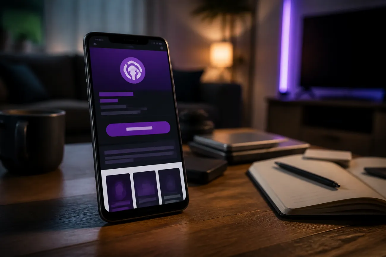 smartphone displaying Tor Browser APK download page